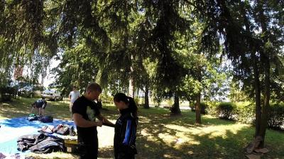 Skok padobranom - pripremanje