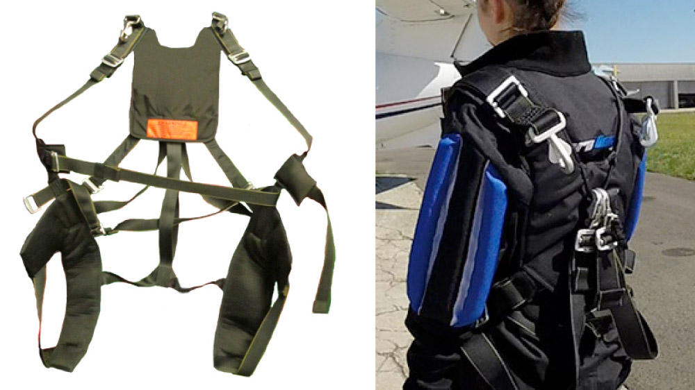 Student harness attachment points